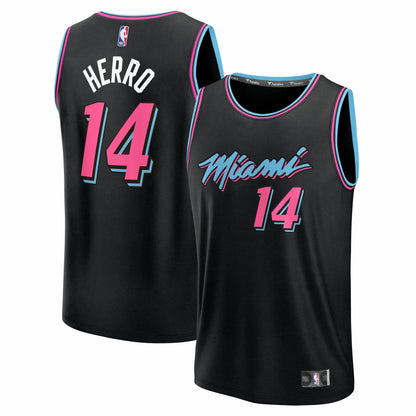 Tyler Herro Miami Heat 2025/26 City Edition Fast Break Jersey - Black | Fanatics sale
