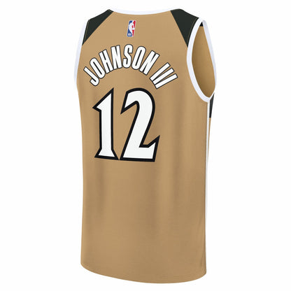 Tre Johnson III Washington Wizards Youth 2025/26 City Edition Fastbreak Jersey - Gold | Fanatics cheap