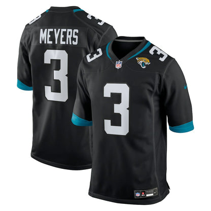 Jakobi Meyers Jacksonville Jaguars Alternate Game Jersey - Black | Nike outlet