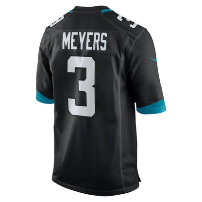 Jakobi Meyers Jacksonville Jaguars Alternate Game Jersey - Black | Nike outlet