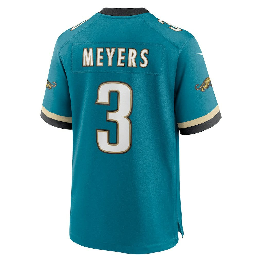 Jakobi Meyers Jacksonville Jaguars Alternate 2 Prowler Throwback Game Jersey - Teal | Nike on sale