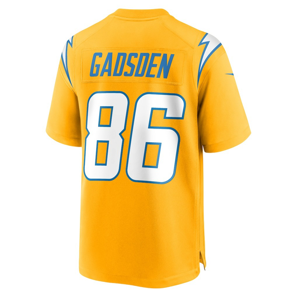 Oronde Gadsden Los Angeles Chargers Alternate Charger Power Game Jersey - Gold | Nike for sale