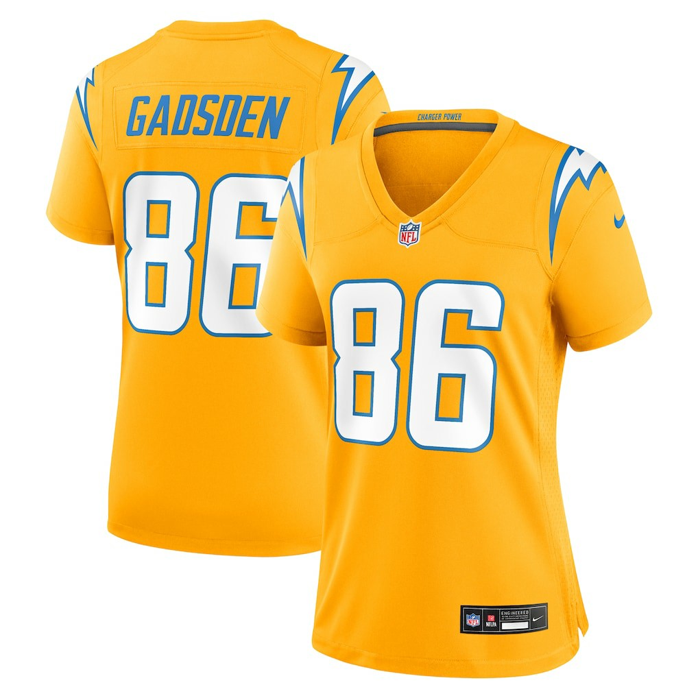 Oronde Gadsden Los Angeles Chargers Women's Alternate Charger Power Game Jersey - Gold | Nike cheap