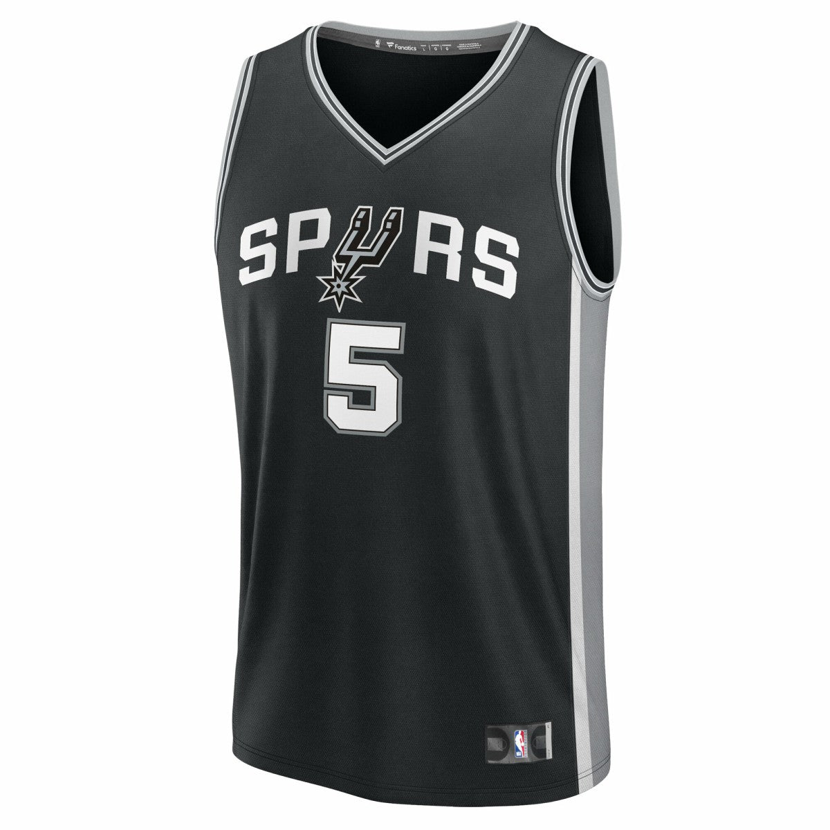 Stephon Castle San Antonio Spurs Fast Break Replica Jersey - Black - Icon Edition | Fanatics online