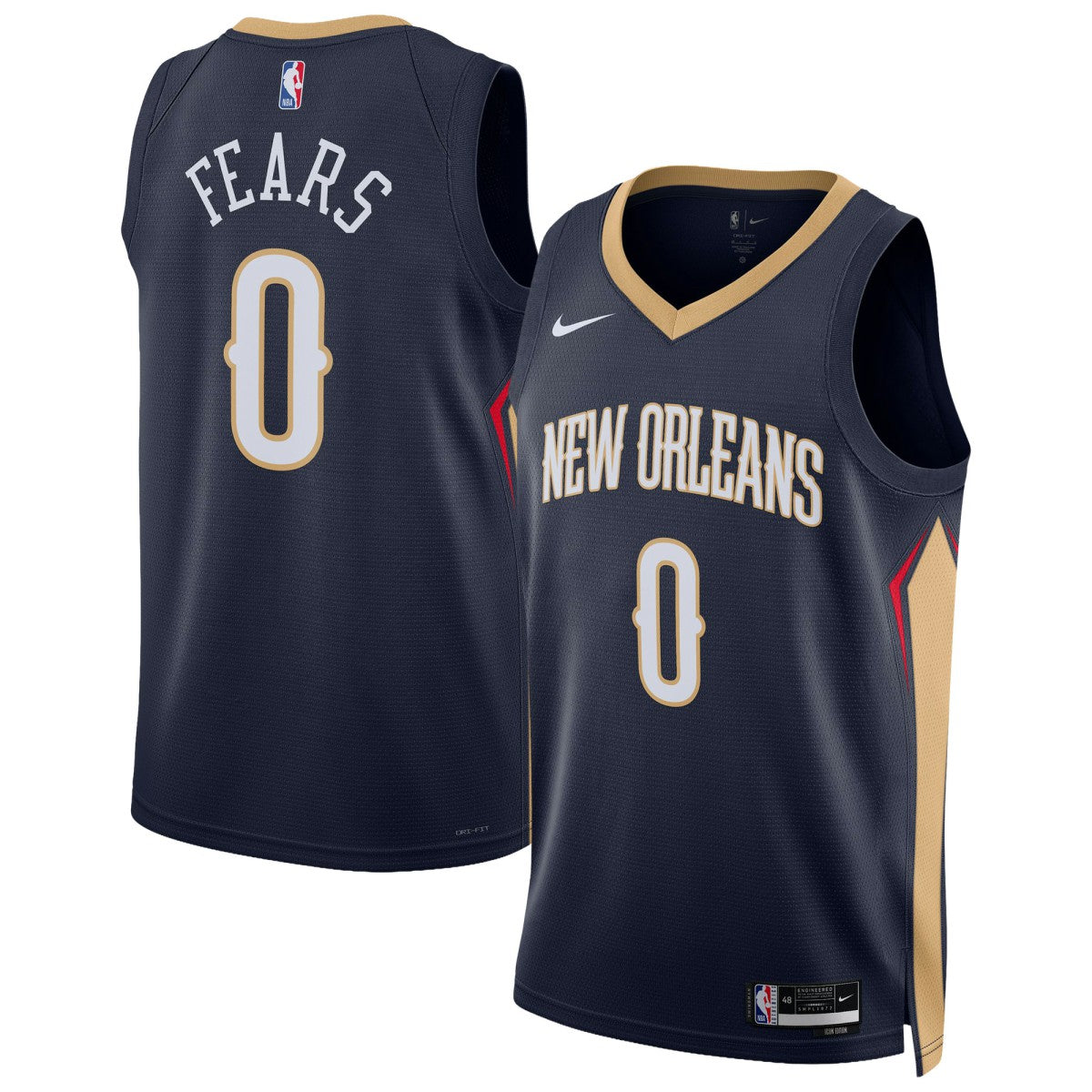 Jeremiah Fears New Orleans Pelicans Unisex Swingman Jersey - Icon Edition - Navy | Nike shop