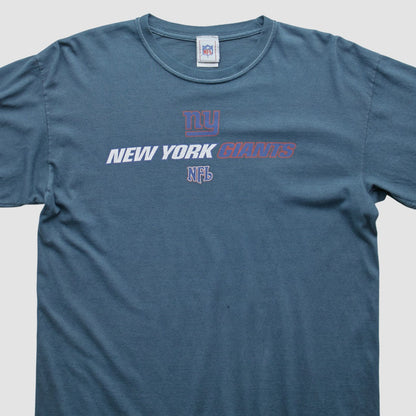 New York Giants NFL 2000s Long Sleeve T-shirt - Blue Vintage for sale