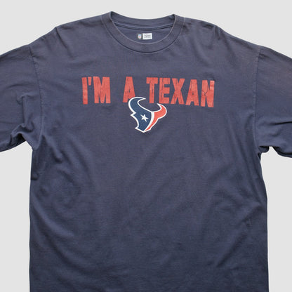 Houston Texans NFL 2010s Long Sleeve T-shirt - Navy Vintage discount