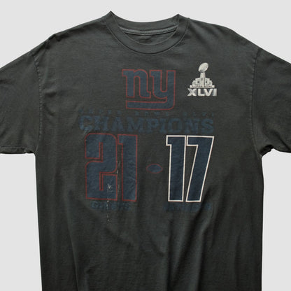 Superbowl XLVI 2012 T-shirt - Charcoal Vintage online