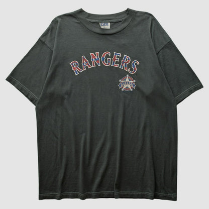 Texas Rangers CSA 2000s T-shirt - Charcoal Vintage