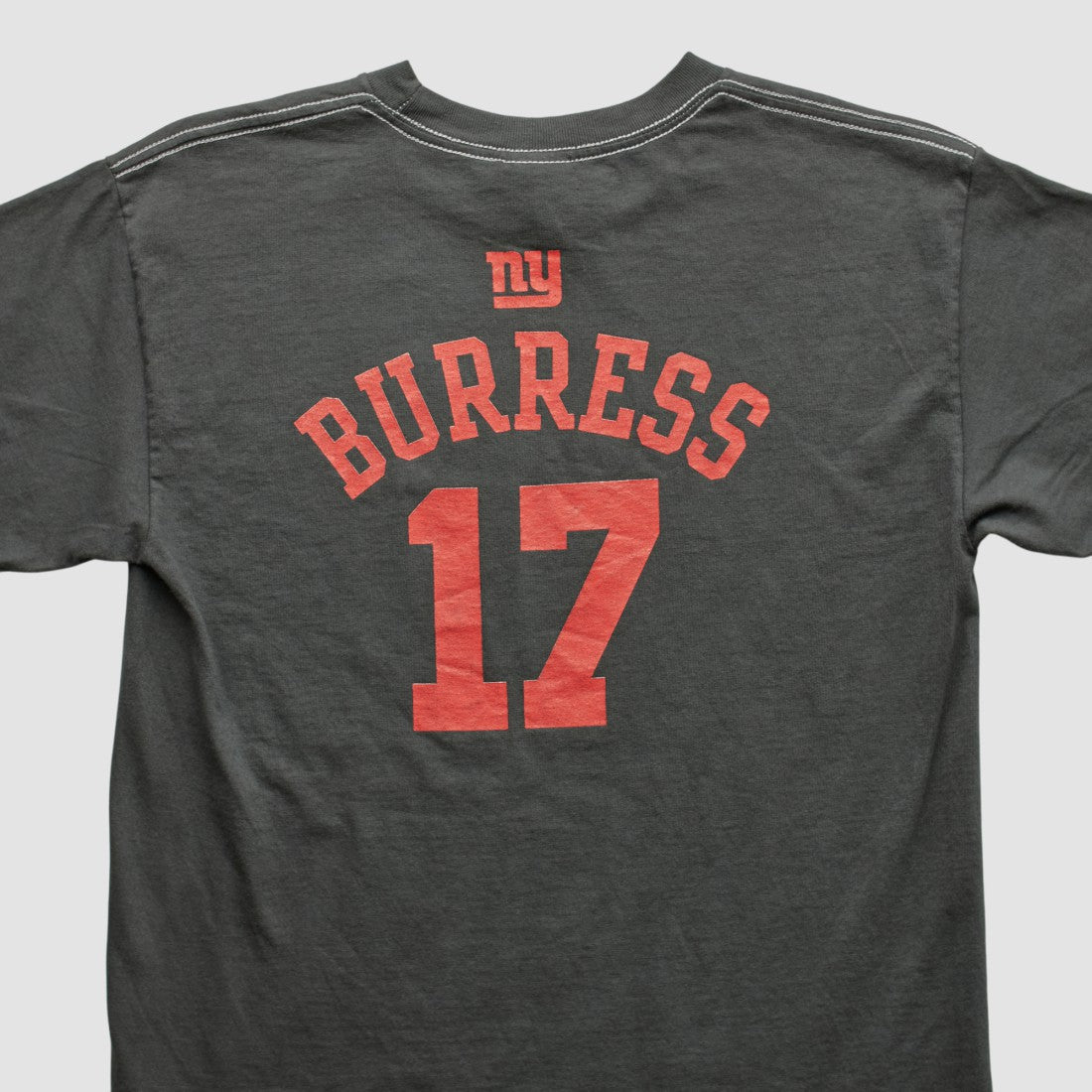 New York Giants 2008 T-shirt - Charcoal Vintage on sale