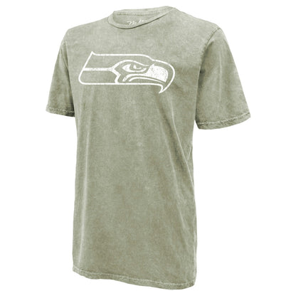 Jaxon Smith-Njigba Seattle Seahawks Majestic Threads Mineral Wash Name & Number T-Shirt - Moss Green sale