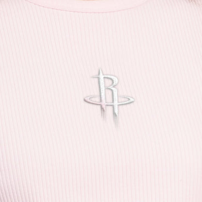 Houston Rockets Starter Women's Pastel Ribbed Tank Top - Pink for sale