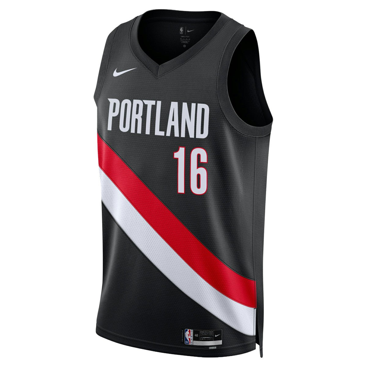Yang Hansen Portland Trail Blazers Unisex Swingman Jersey - Icon Edition - Black | Nike for sale