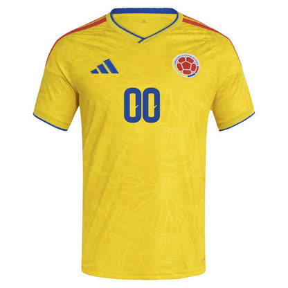 Colombia National Team FIFA x World Cup 2026 Home Replica Custom Jersey - Yellow | Adidas cheap