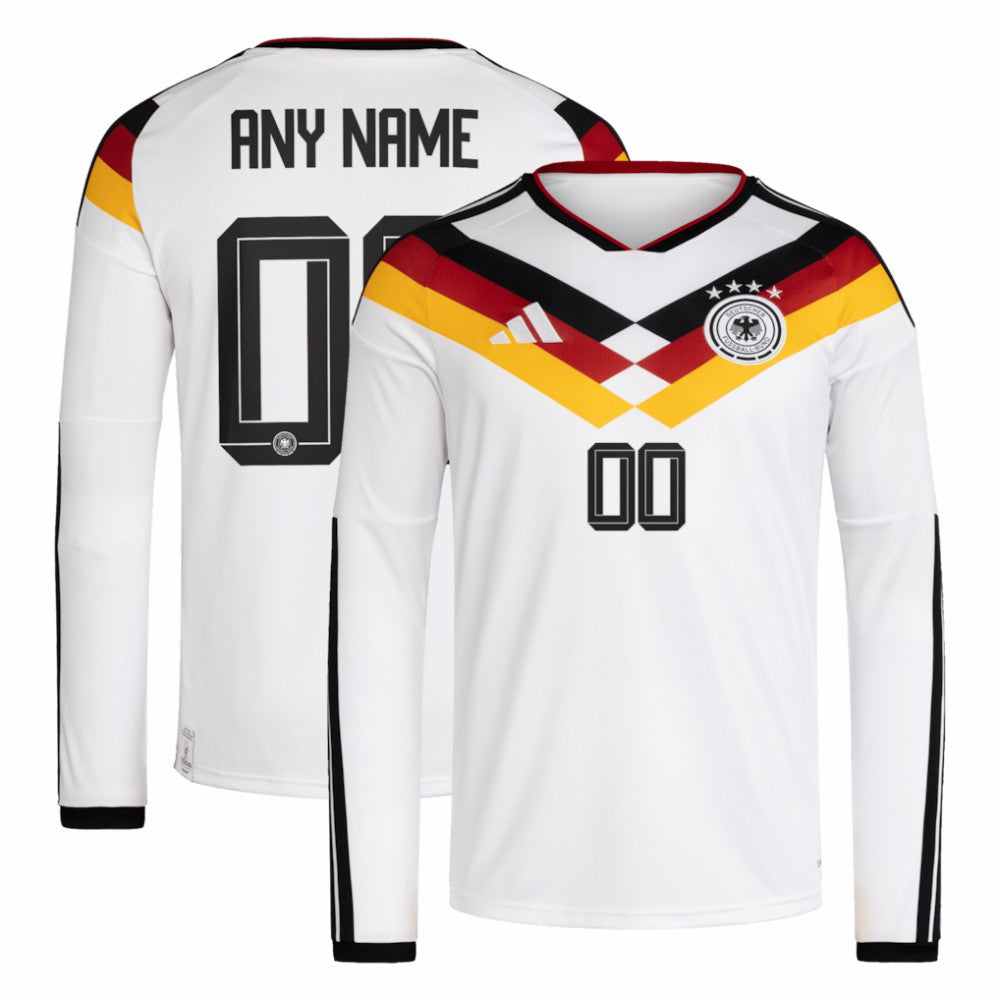 Germany National Team FIFA x World Cup 2026 Home Replica Long Sleeve Custom Jersey - White | Adidas for sale