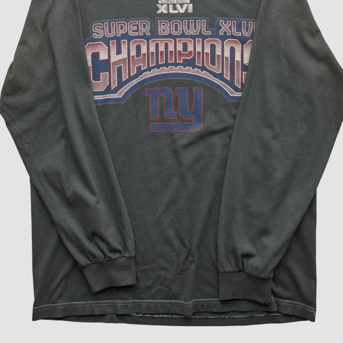 New York Giants 2012 Long Sleeve T-shirt - Black Vintage cheap