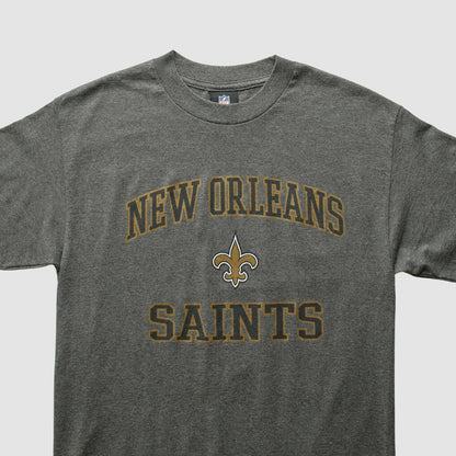 New Orleans Saints NFL 2010s T-shirt - Dark Heather Gray Vintage outlet