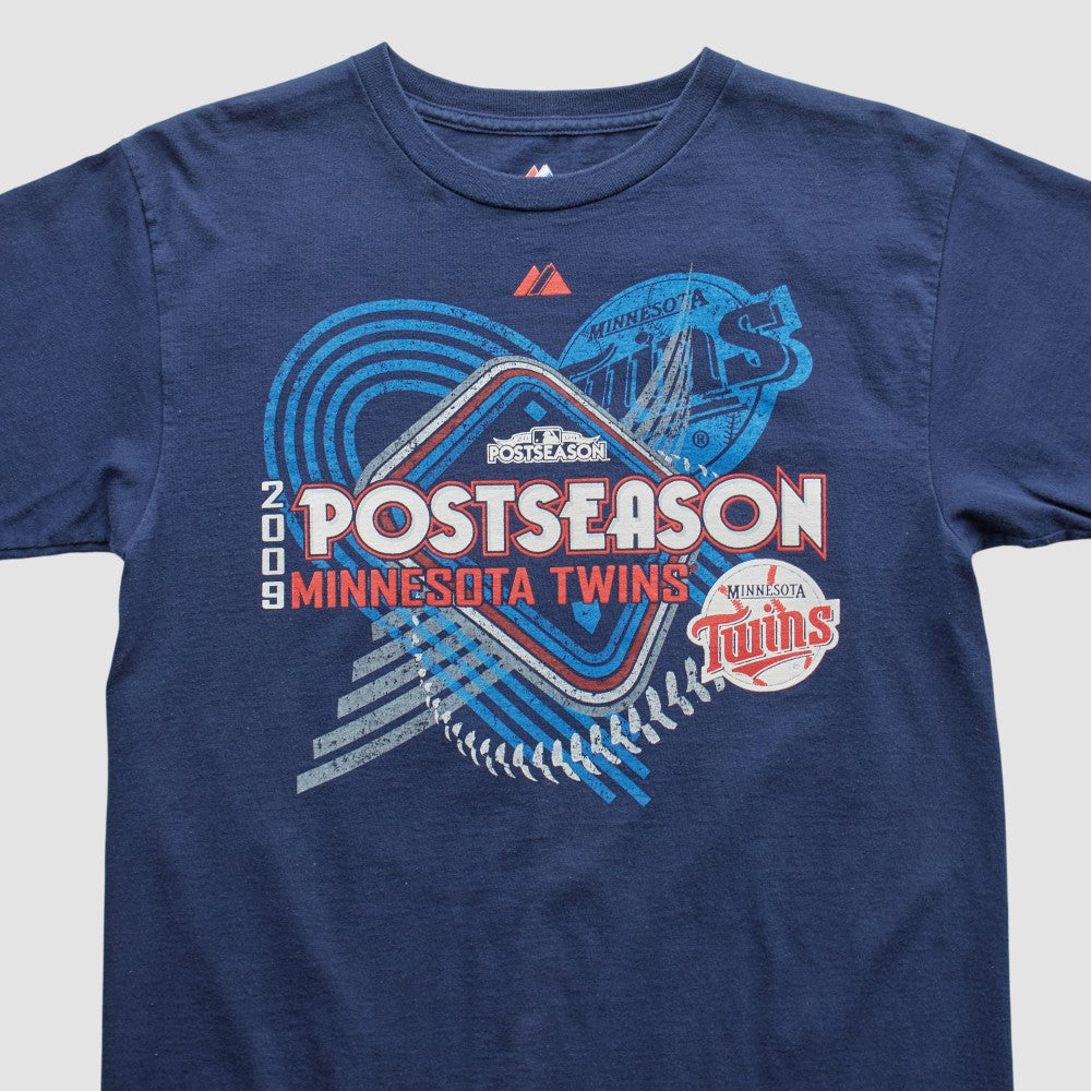 Minnesota Twins Majestic 2009 T-shirt - Navy Vintage