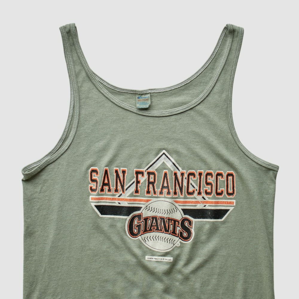 San Francisco Giants Champion 90s Tank - Olive Vintage