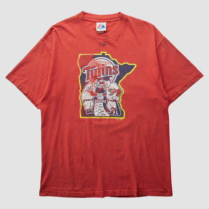 Minnesota Twins Majestic 2010 T-shirt - Red Vintage