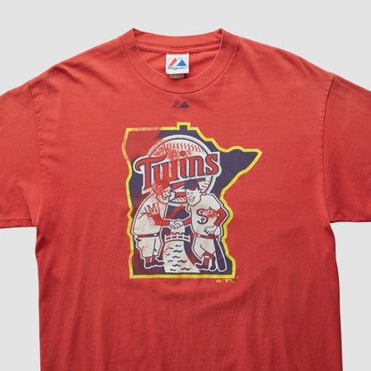 Minnesota Twins Majestic 2010 T-shirt - Red Vintage