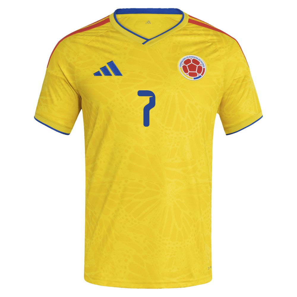 Luis Diaz Colombia National Team 2026 Home Replica Jersey - Yellow | Adidas on sale