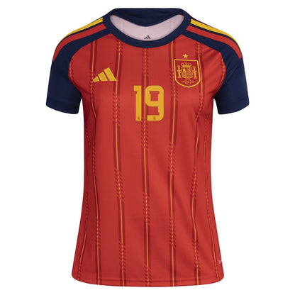 Lamine Yamal Spain National Team Women's 2026 Home Replica Jersey - Red | Adidas sale