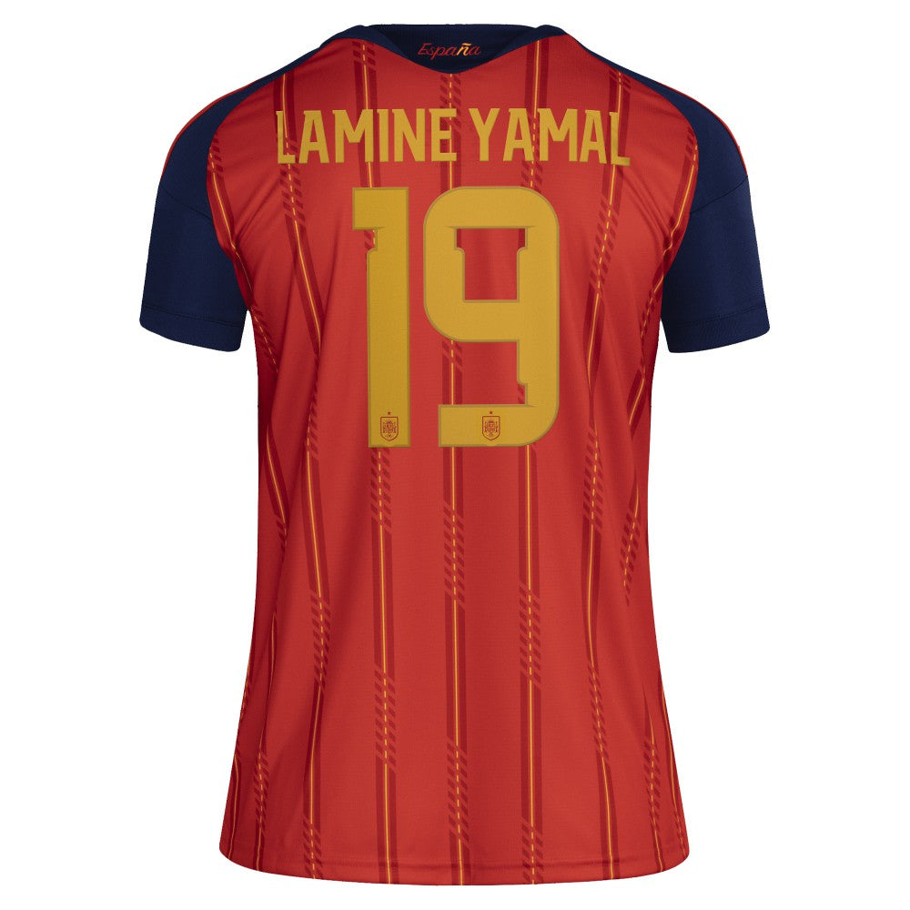 Lamine Yamal Spain National Team Women's 2026 Home Replica Jersey - Red | Adidas sale