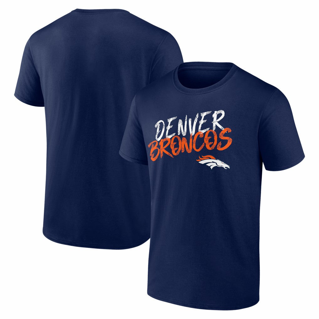 Denver Broncos Hustle T-Shirt - Navy sale