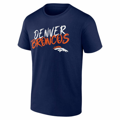 Denver Broncos Hustle T-Shirt - Navy sale