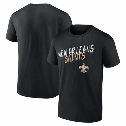 New Orleans Saints Hustle T-Shirt - Black cheap