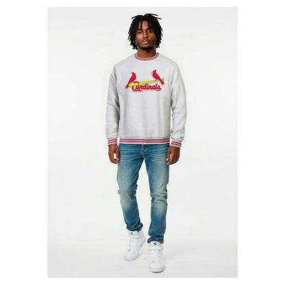 St. Louis Cardinals Champion Reverse Weave Sweatshirt - Heather Gray