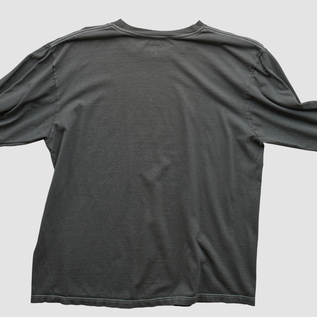 New York Giants Reebok 2008 Long Sleeve T-shirt - Charcoal Vintage outlet