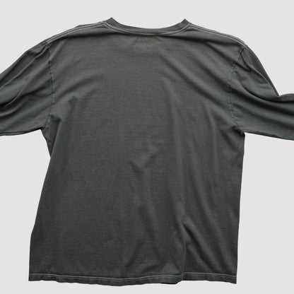 New York Giants Reebok 2008 Long Sleeve T-shirt - Charcoal Vintage outlet