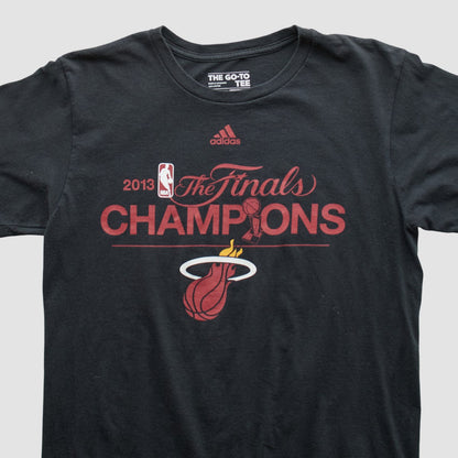 Miami Heat 2013 T-shirt - Black Vintage | Adidas outlet