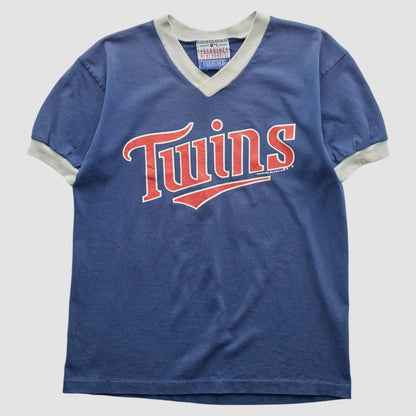 Minnesota Twins MLB Genuine Merchandise 90s T-shirt - Blue Vintage