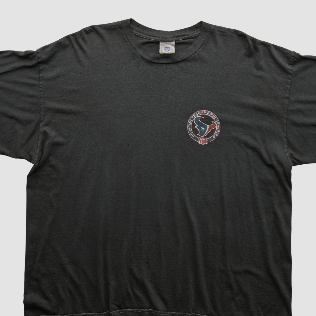 Houston Texans NFL 2000s T-shirt - Charcoal Vintage for sale