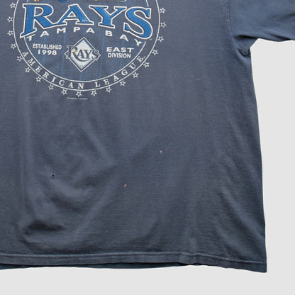 Tampa Bay Rays MLB Genuine Merchandise 2000s T-shirt - Navy Vintage