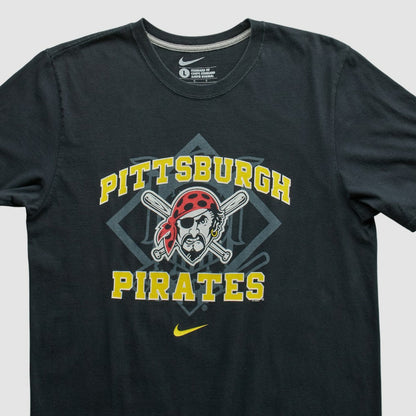 Pittsburgh Pirates 2010s T-shirt - Black Vintage | Nike