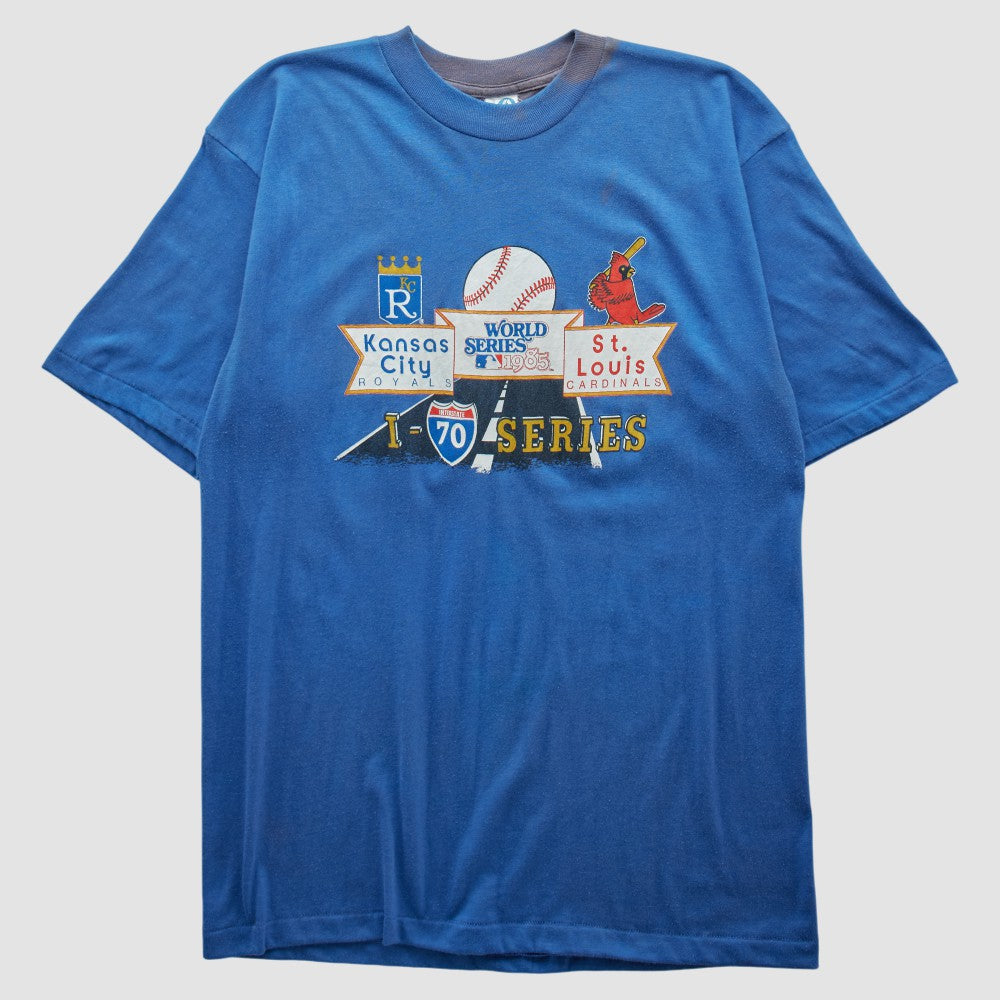 World Series Artex 1985 T-shirt - Blue Vintage
