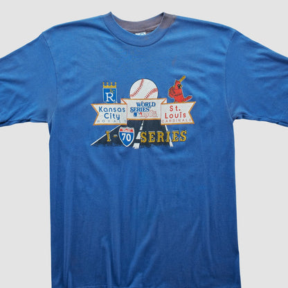 World Series Artex 1985 T-shirt - Blue Vintage