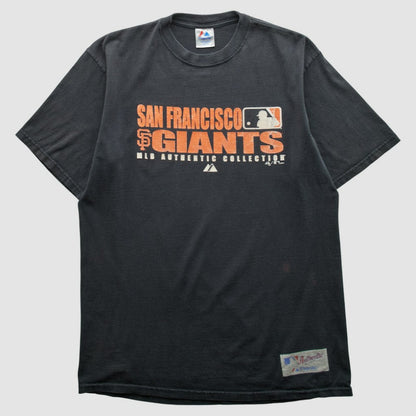 San Francisco Giants Majestic 2007 T-shirt - Black Vintage