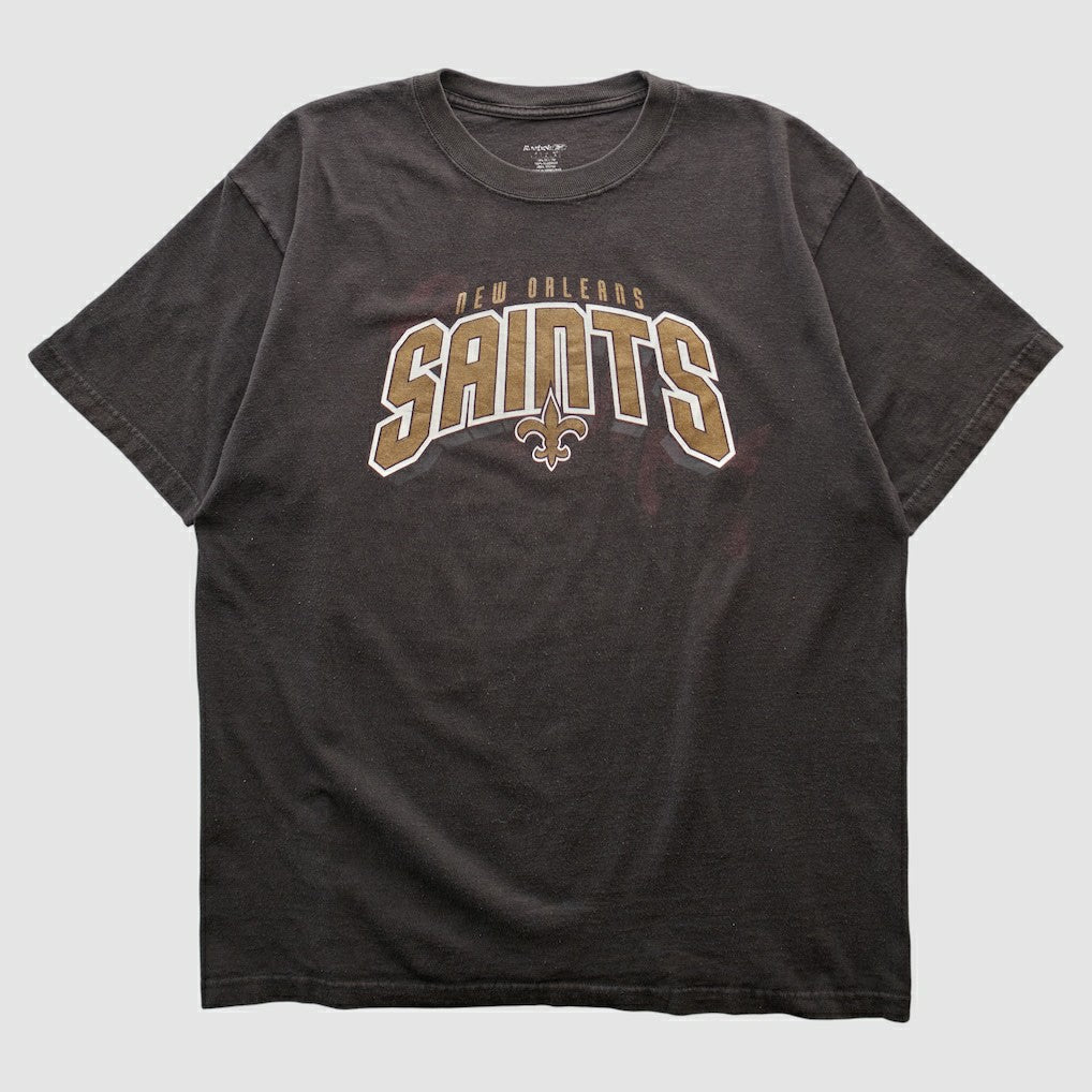 New Orleans Saints Reebok 2000s T-shirt - Black Vintage for sale