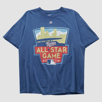 Minnesota Twins Majestic 2014 T-shirt - Blue Vintage