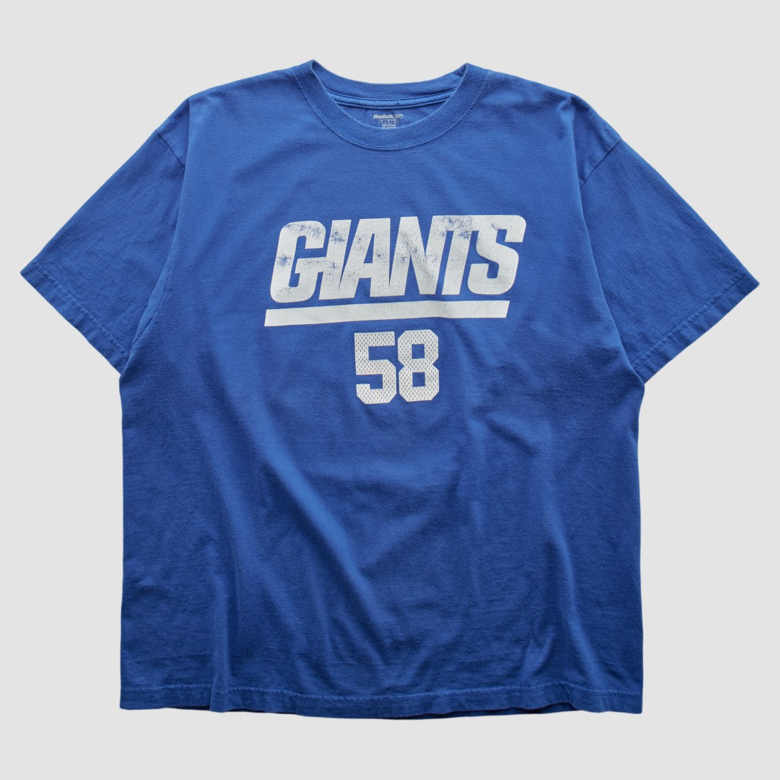 New York Giants Reebok 2000s T-shirt - Blue Vintage for sale