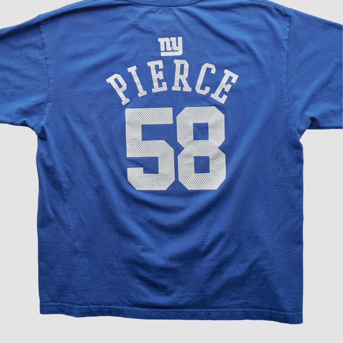 New York Giants Reebok 2000s T-shirt - Blue Vintage for sale