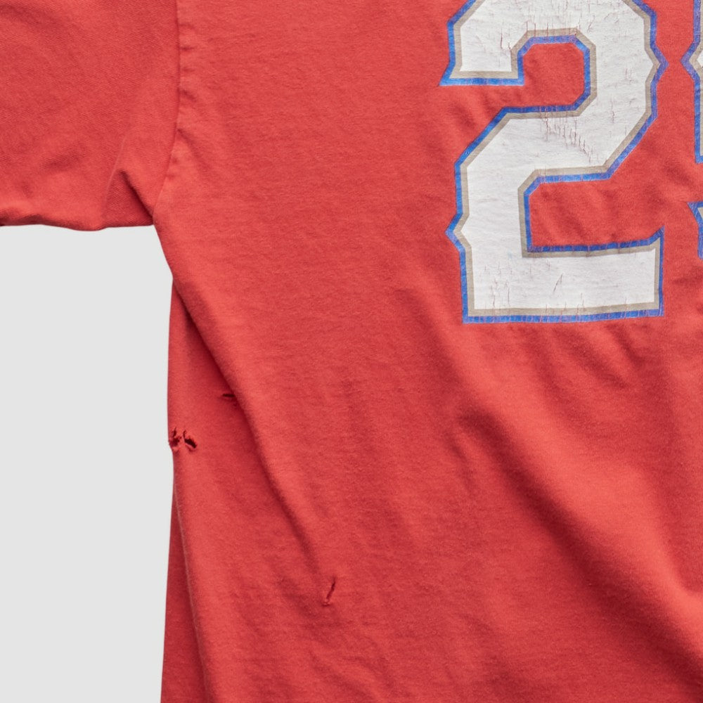 Texas Rangers Majestic 2000s T-shirt - Red Vintage