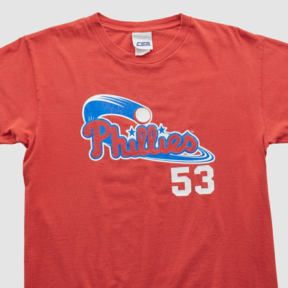Philadelphia Phillies CSA 2000s T-shirt - Red Vintage