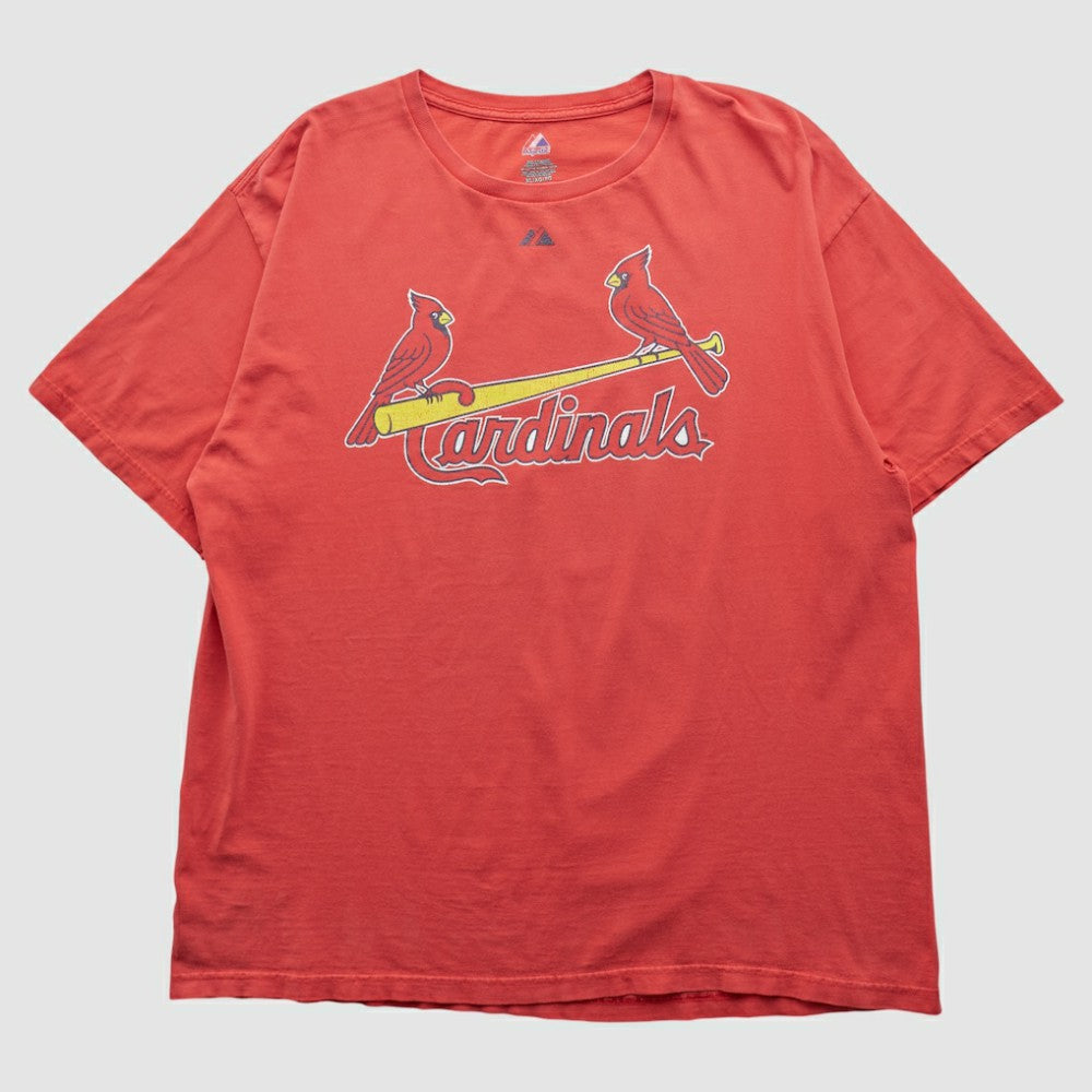 St. Louis Cardinals Majestic 2010s T-shirt - Red Vintage