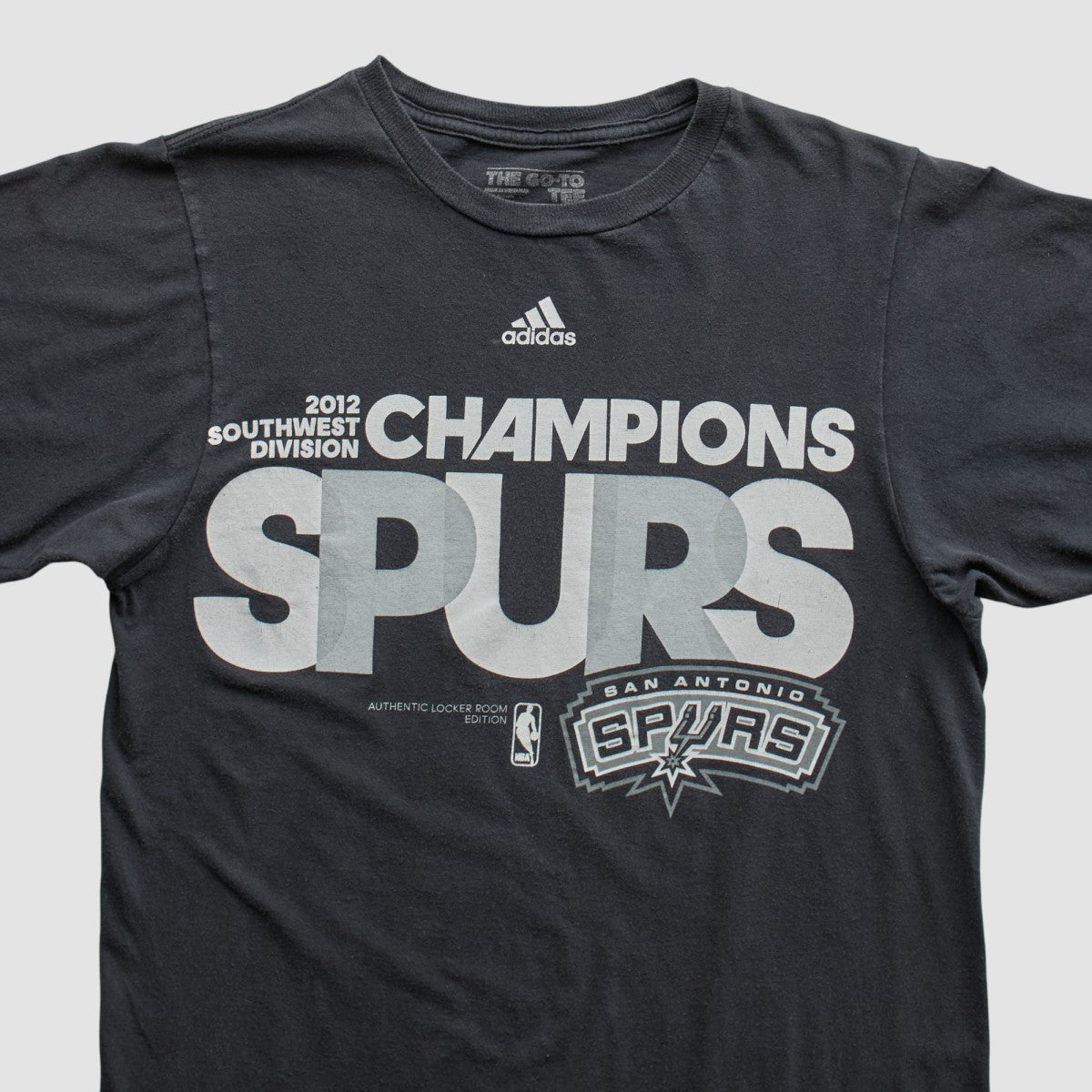 San Antonio Spurs 2012 T-shirt - Black Vintage | Adidas for sale